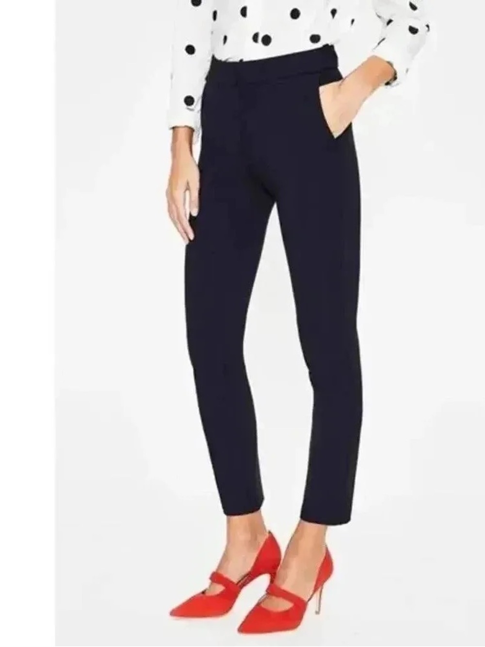 Boden Hampshire 7/8 Pinte Navy Slim Ankle Pants